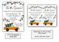 Christmas Party Invitation Template - Digital & Printable