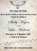 Magical Harry Potter Wedding Invitation Template - Printable & Digital