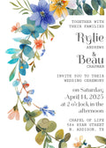 Floral Wedding Invitation Template - Printable & Digital
