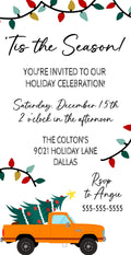 Christmas Party Invitation Template - Digital & Printable