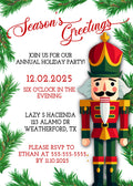 Christmas Party Invitation Template - Digital & Printable